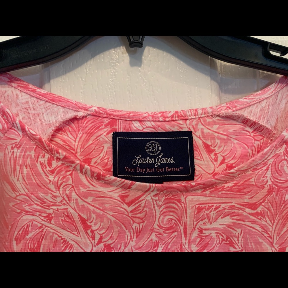 Lauren James pink pattern dress - Picture 3 of 3
